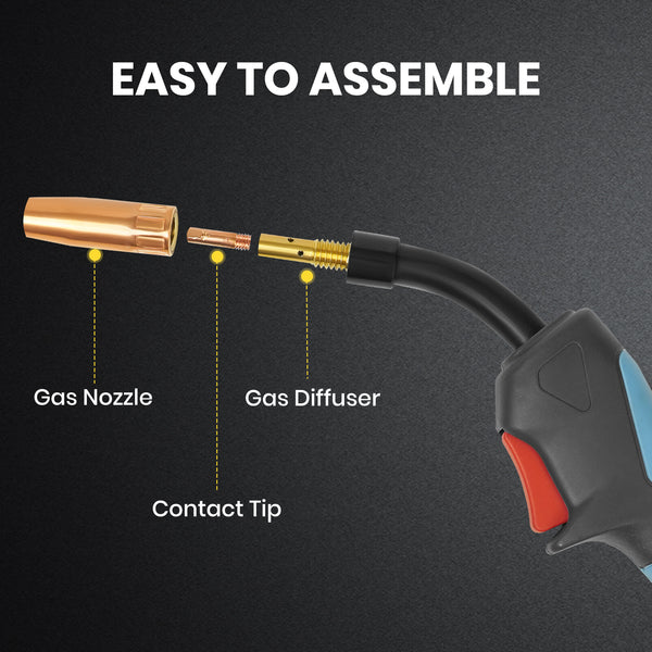 SSIMDER 15AK MIG Souding Torch Gun Stinger Euro Connexion