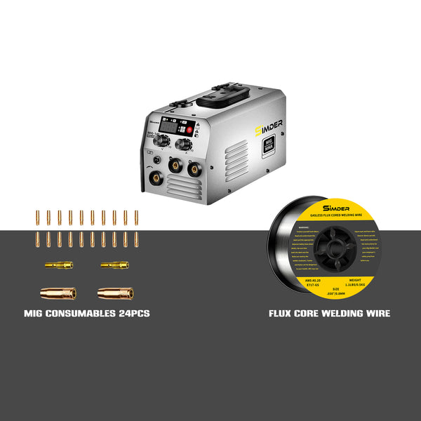 CA-SSimder MIG-140S Gasless 2 in 1 MIG Welder