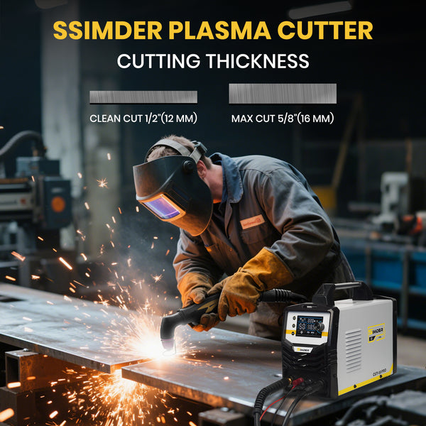 SSIMDER Upgraded CUT-50 PRO Pilot Arc Plasma Cutter