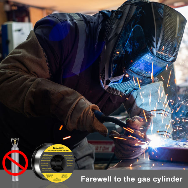 Filo per saldatura con anima in flusso SSimder E71TGS.035" 2 libbre