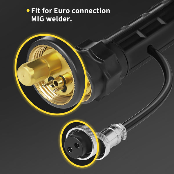 Pistola de carrete de soldadura de aluminio de 16 pies y 200 amperios de aluminio