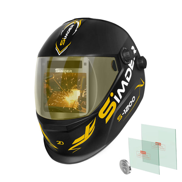SSimder Auto Darkening True View Welding Helmet S-1200