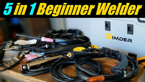 NEW Budget Multi Process Welder For Beginners Flux Core Welding | Simder SD-5010 pro Welder Review@NightWrencher