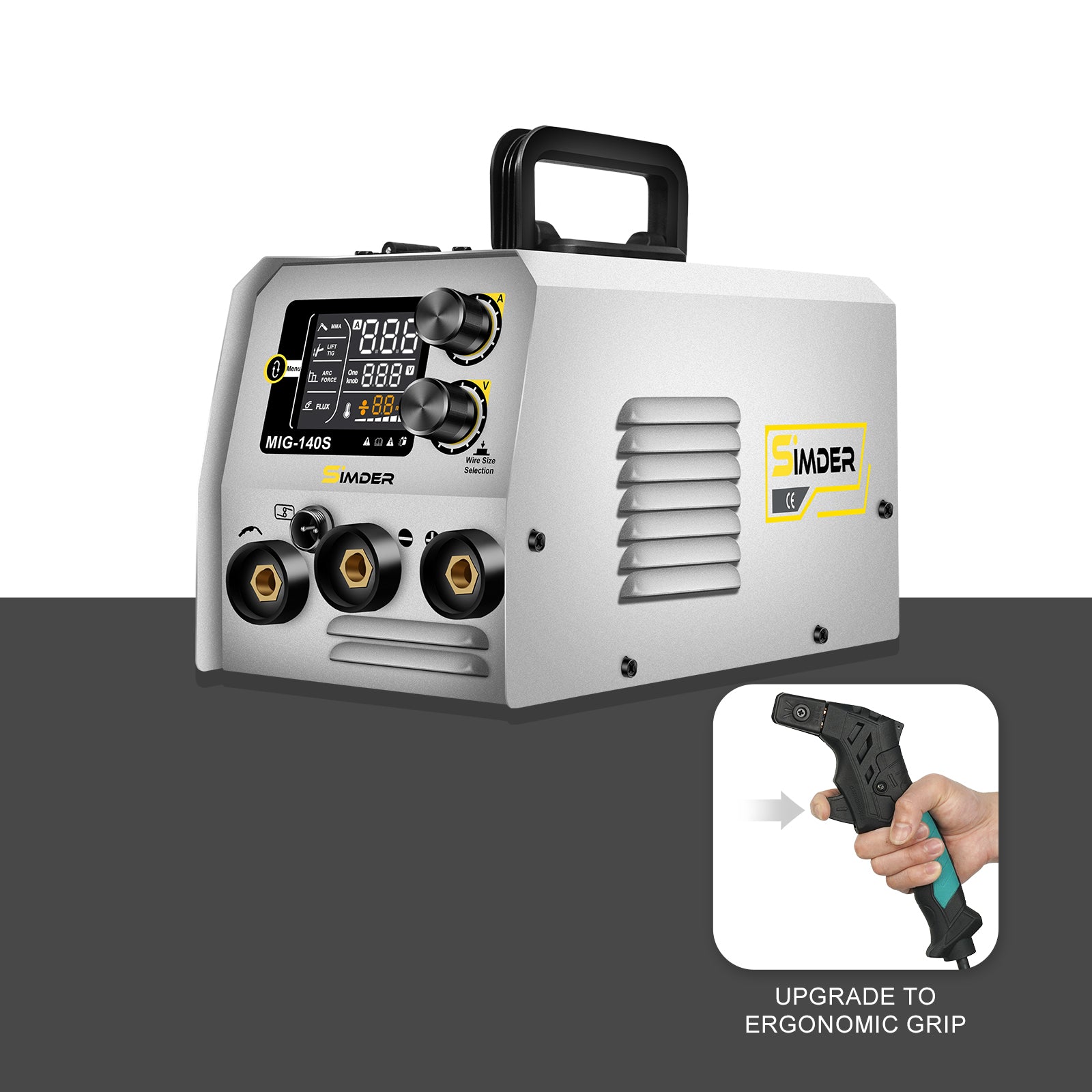 SSimder MIG-140S Gasless 3 in 1 MIG Welder