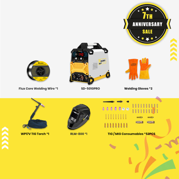 SSimder SD-5010 PRO 5-in-1 Welder, Hot Stapler&Soldering Iron