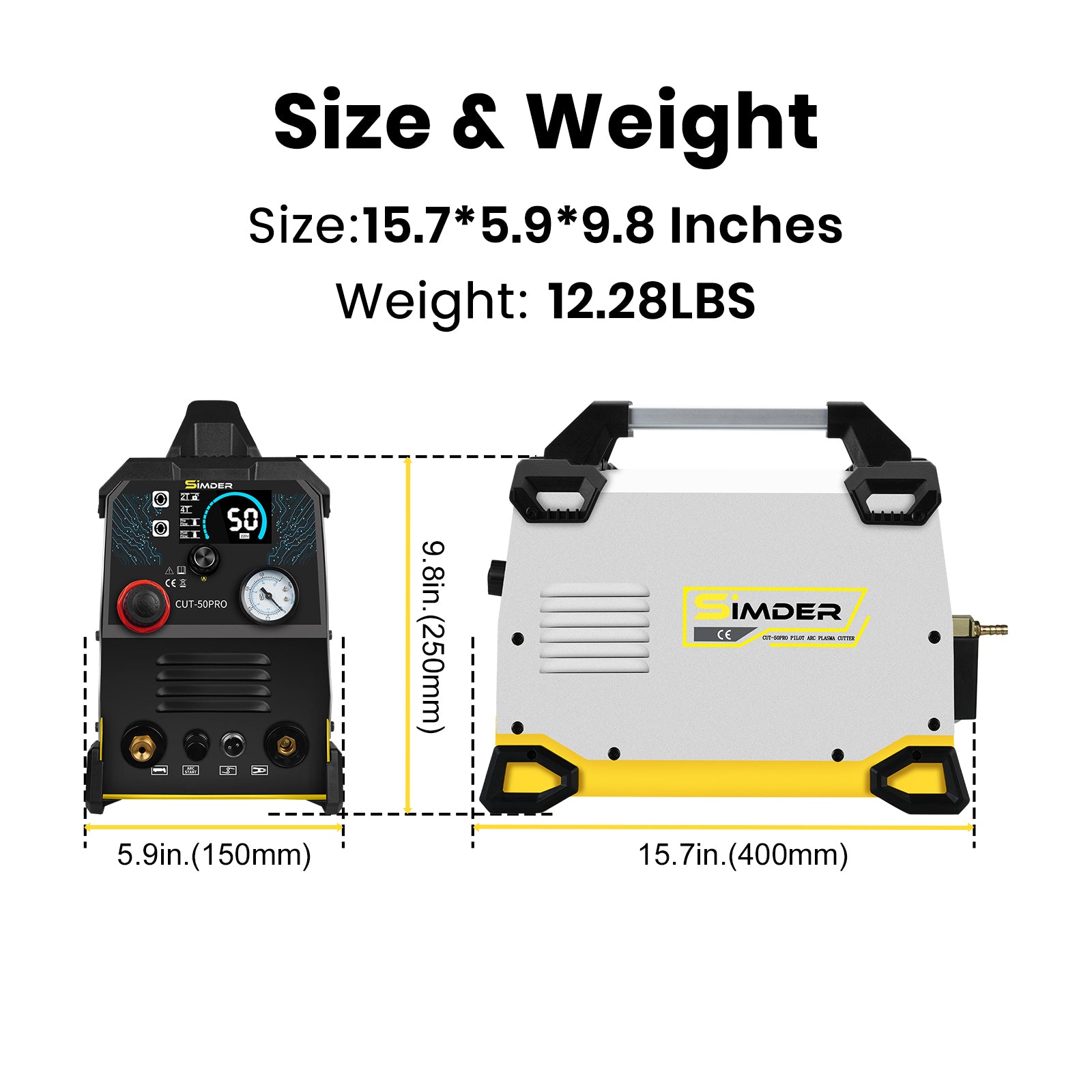 Taglierina al plasma ad arco pilota SSIMDER CUT-50 PRO