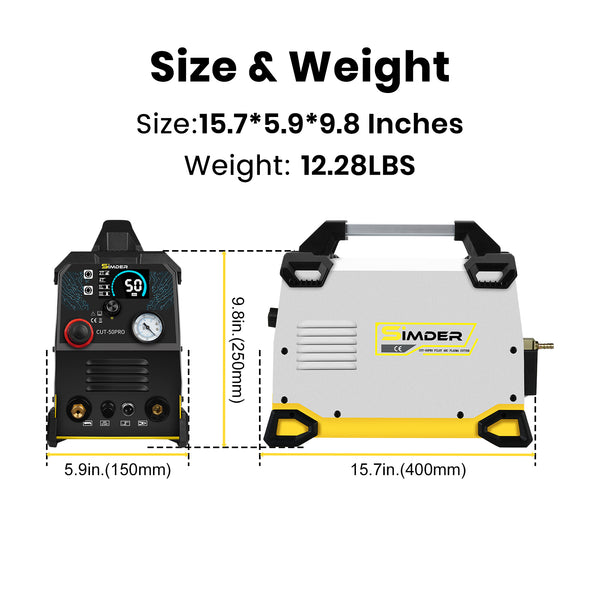 SSIMDER CUT-50 PRO Pilot Arc Plasma Cutter