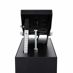 Simder TIG foot pedal side view showing the spring mechanism