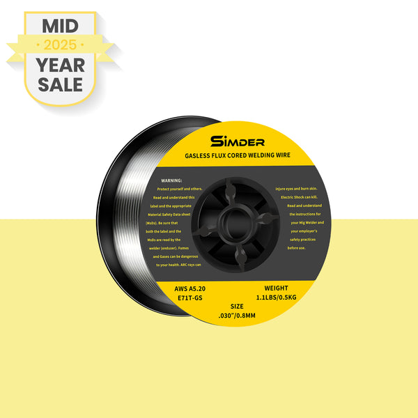 Ssimder Flux Core -Schweißdraht E71TGS.035 "2 Pfund
