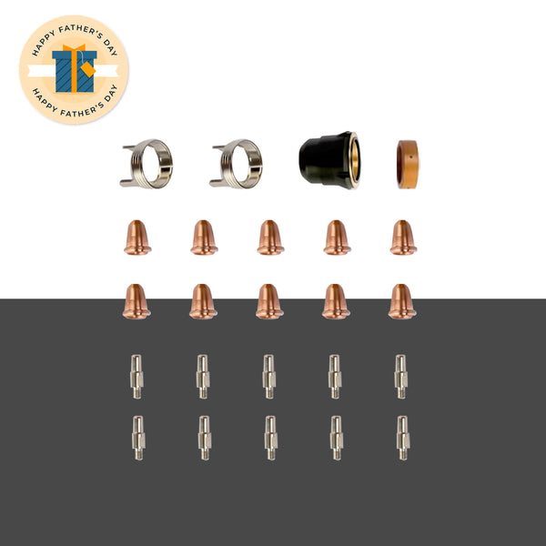 SSimder 24PCS IPT40 Pilot ARC Plasma Cutting Consumabili