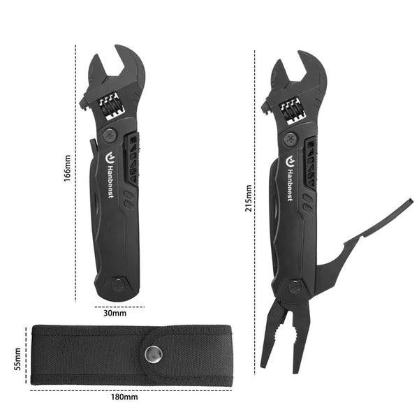 SSIMDER M2 Multitool Schraubenschlüssel Zange Mehrzweck 19 In 1