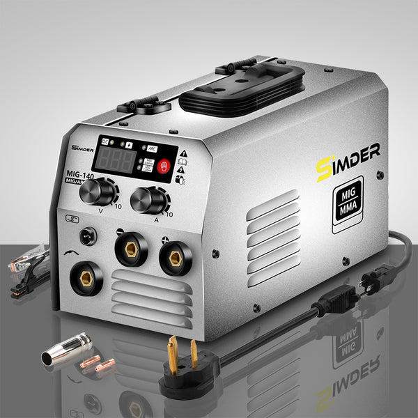 SSimder MIG-140S Gasless 2 in 1 MIG Welder