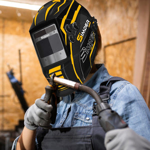 SSimder Auto Darkening True View Welding Helmet RLM-800B