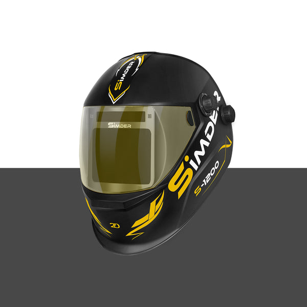 Casco da saldatura SSimder Auto Darkening True View S-1200