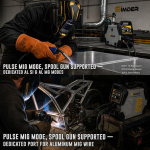 SSimder SD-4050 Pro 10-in-1 Aluminum MIG Welder Plasma Cutter Combo Pulse MIG Function
