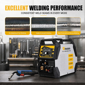 SSimder SD-4050 Pro 10-in-1 Aluminum MIG Welder Plasma Cutter Combo Welding Performance