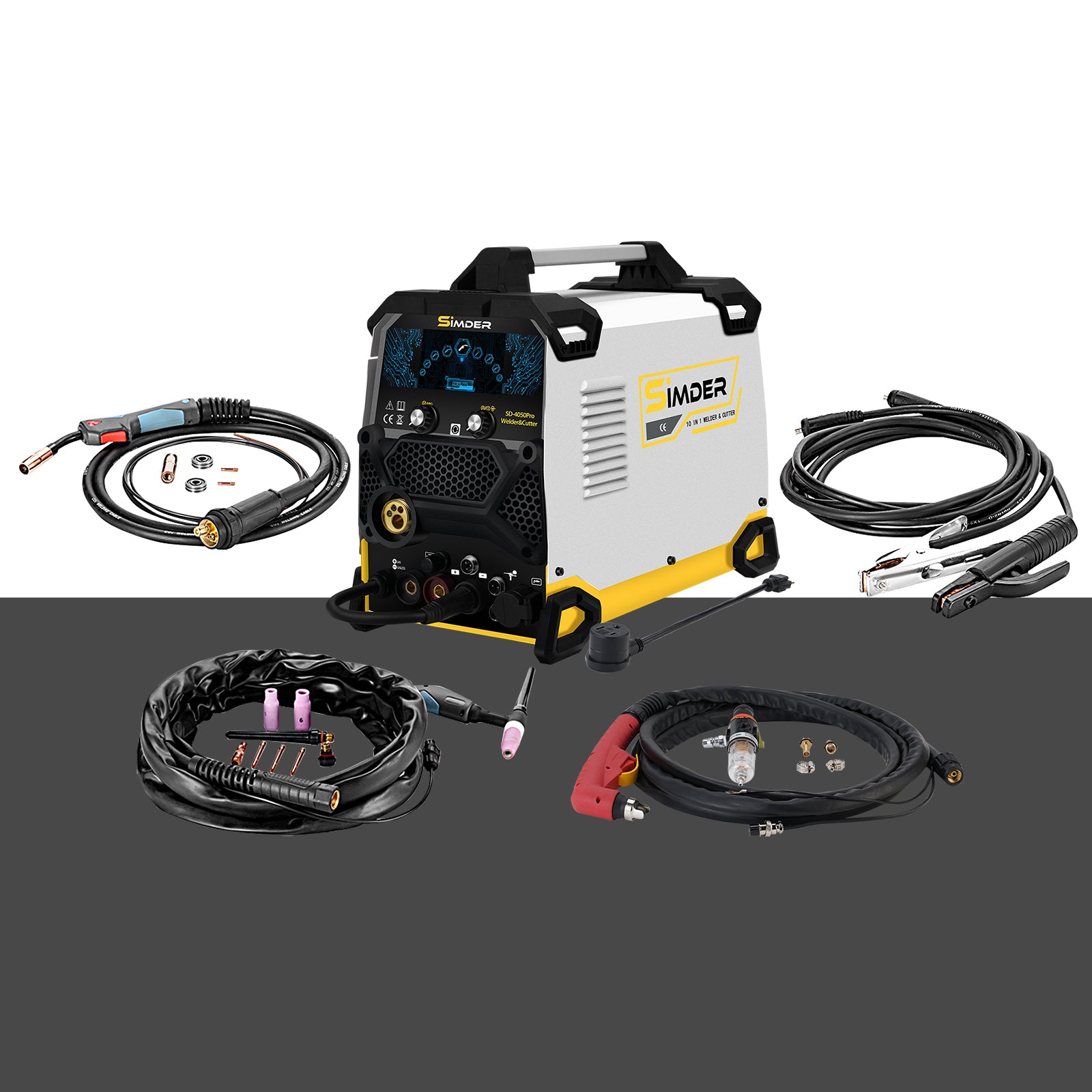 SSIMDER actualizado SD-4050PRO (2024) soldador y cortador de aluminio 10-in-1
