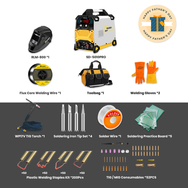 Canada-SSimder SD-5010 PRO 5-in-1 Welder, Hot Stapler&Soldering Iron