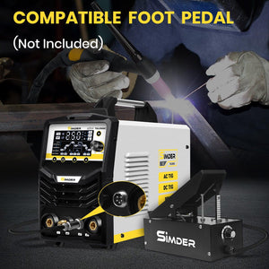 SSimder TIG-250AC 6 in 1 AC Pulse TIG Welder - TIG welding