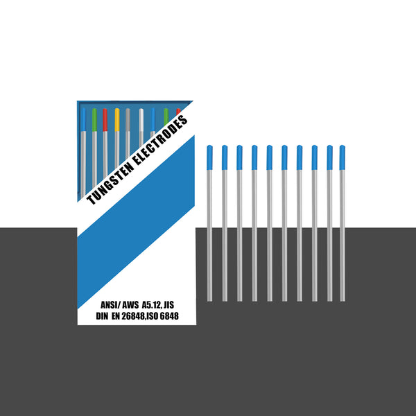 SSimder WL20 Blue TIG Welding Tungsten Electrode 10-Pack