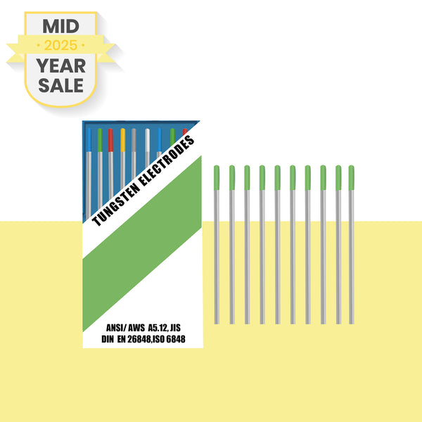 SSIMder WP Green Tig Wolfram Elektrode 10-Pack