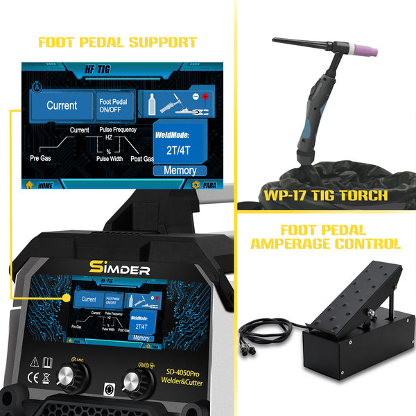 SSimder SD-4050Pro 10-in-1 Aluminum Welder&Cutter