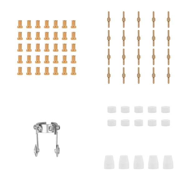 Confezione di materiali di consumo per torcia da taglio al plasma SSimder, 65 pezzi