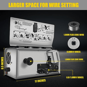 SSIMDER MIG-140M Gasless 2 in 1 MIG Welder