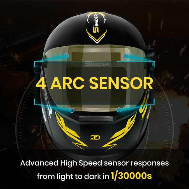 Casco da saldatura SSimder Auto Darkening True View S-1200